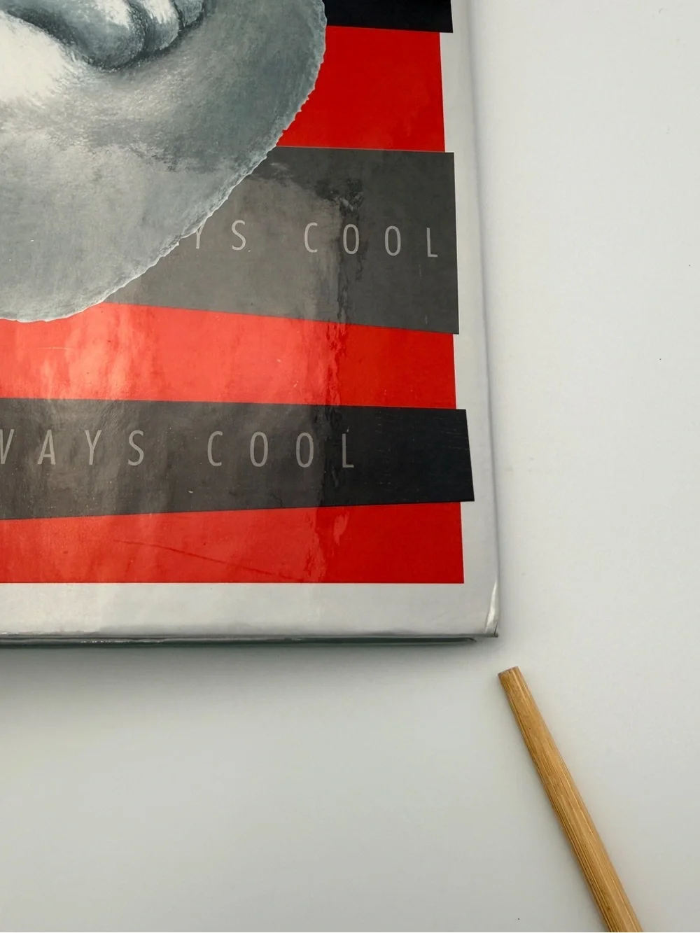 Coca Cola Polar Bear Binder in Red & Black Stripes 1996